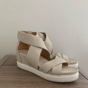 Size 10 platform Wedge Sandals, Dr Scholls